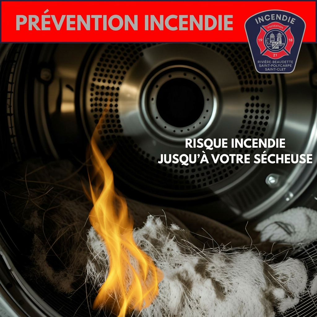 Feu de sécheuse